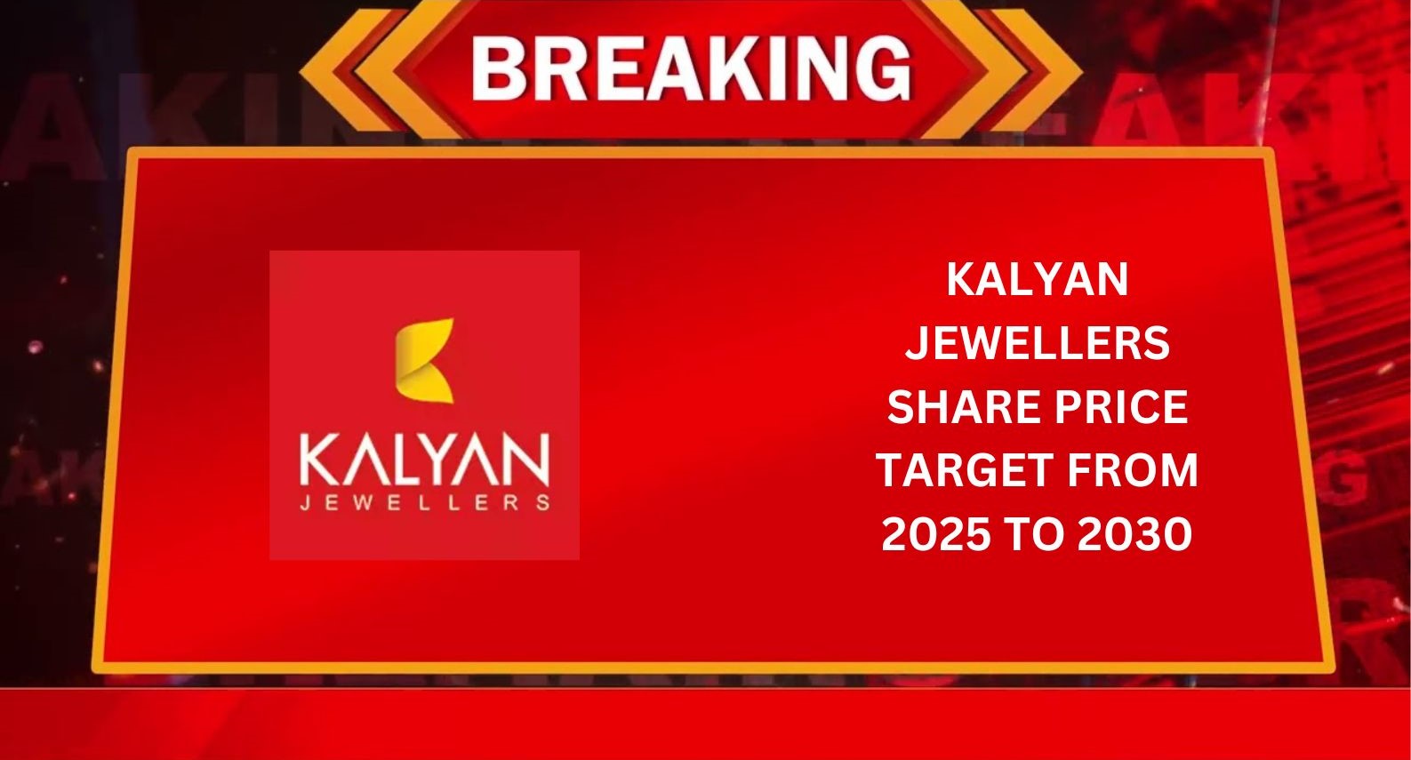 Kalyan Jewellers Share Price Target
