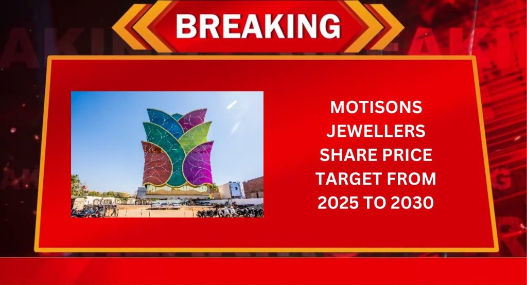 Motisons Jewellers Share Price Target From 2025 to 2030